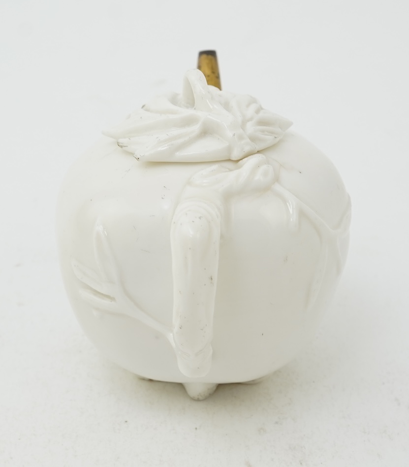 A Chinese Dehua blanc-de-chine ‘pomegranate’ teapot, mid 17th century